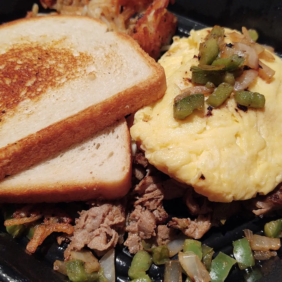 Philly Cheese Steak Omlette