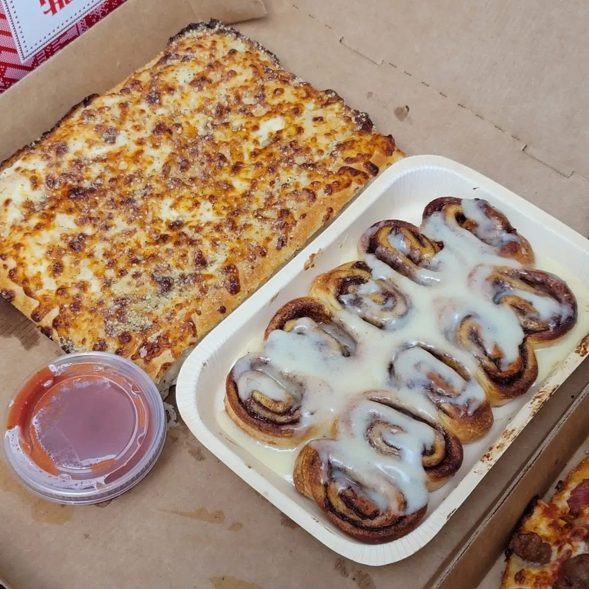 Cheese Sticks and Cinnamon Rolls