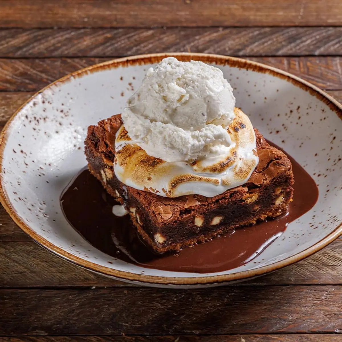S'More Brownie Sundae