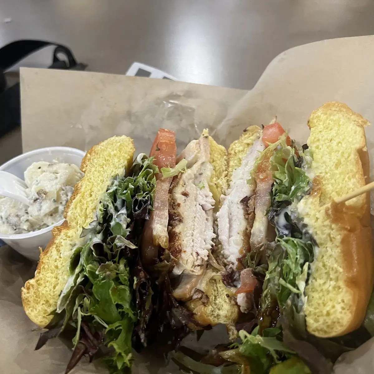 blt with Potato Salad