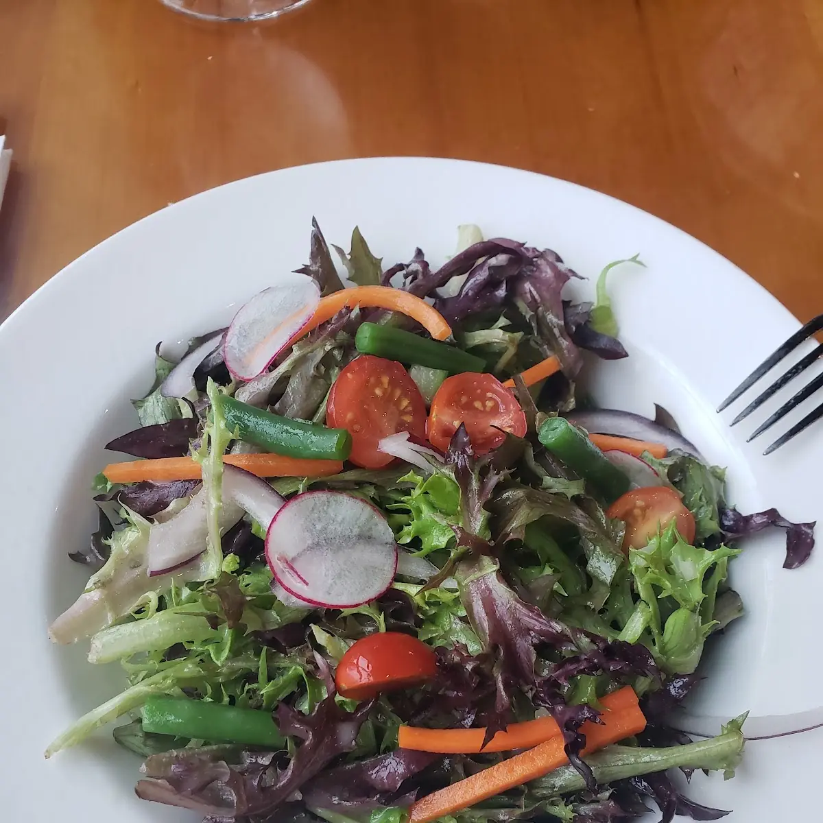 Side Salad with an Apple Cider Vinaigrette