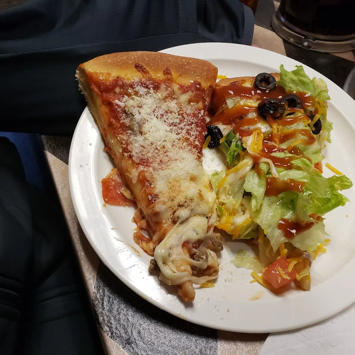 Taco Pizza and Meat Lovers