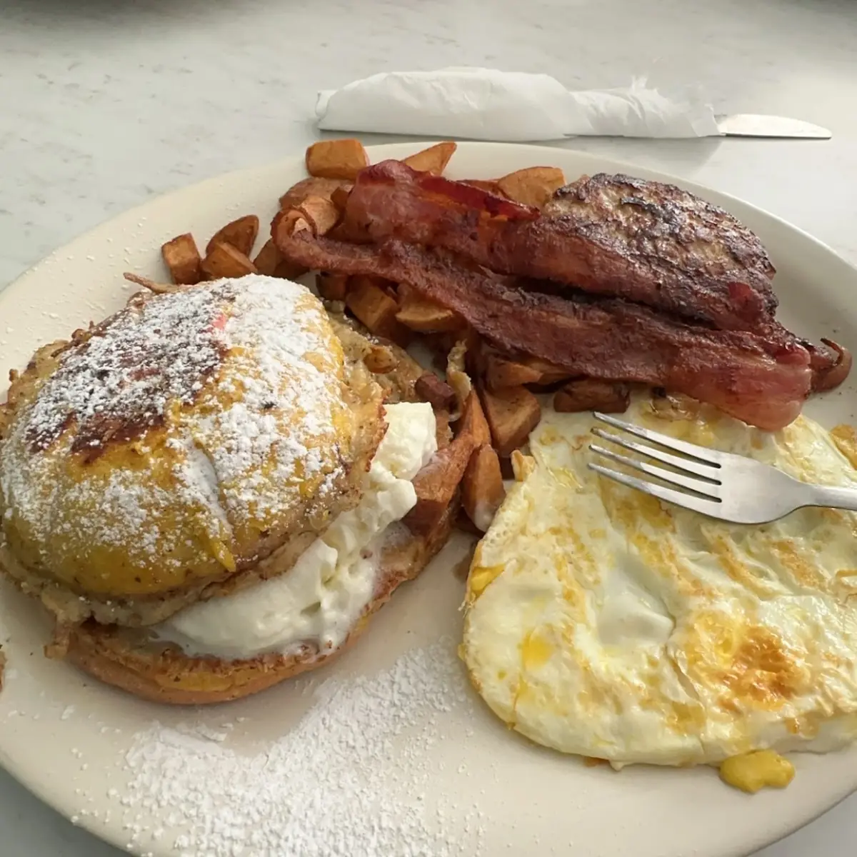 Concha French Toast Combo