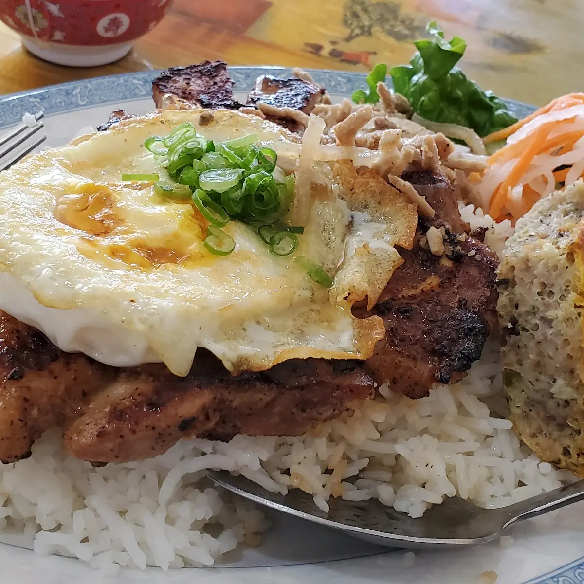 Grill Pork over Rice Com Heo Nuong