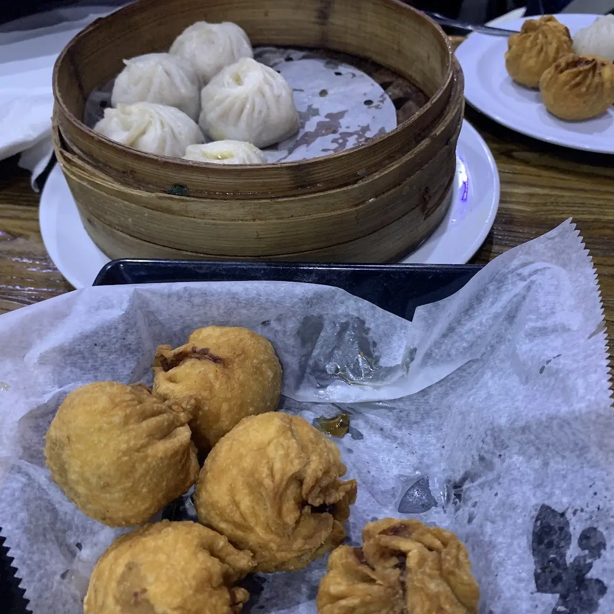 Steam Chicken Momo and Fried Chicken Momo