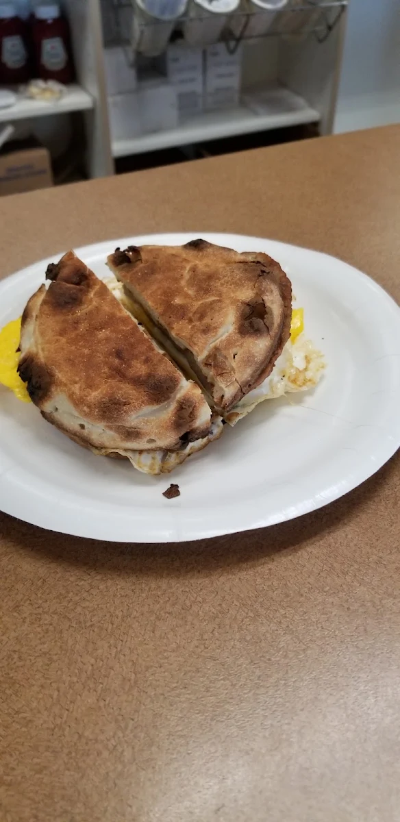 Double Egg on English Muffin