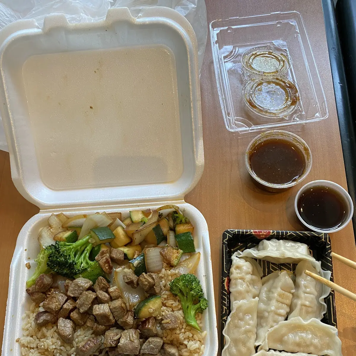 Brown Rice with Garlic Sauce