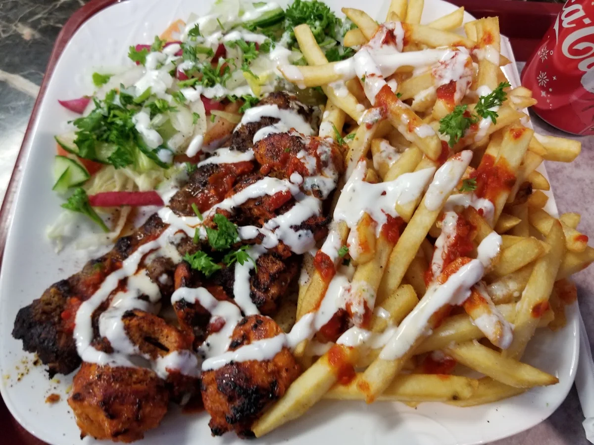Chicken Shawarma over Fries