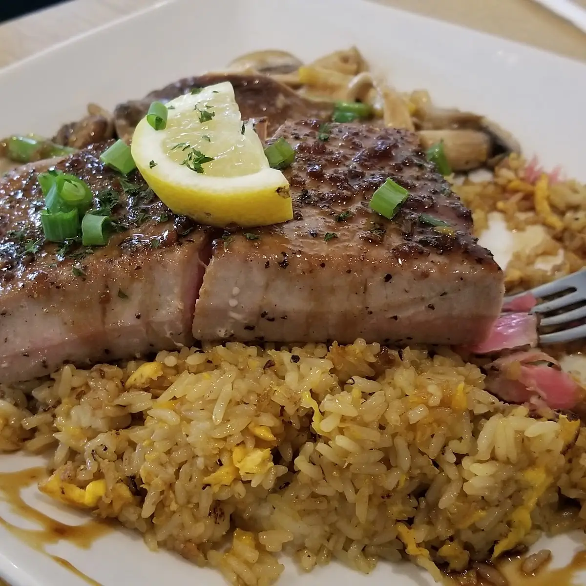 Tuna with Fried Rice