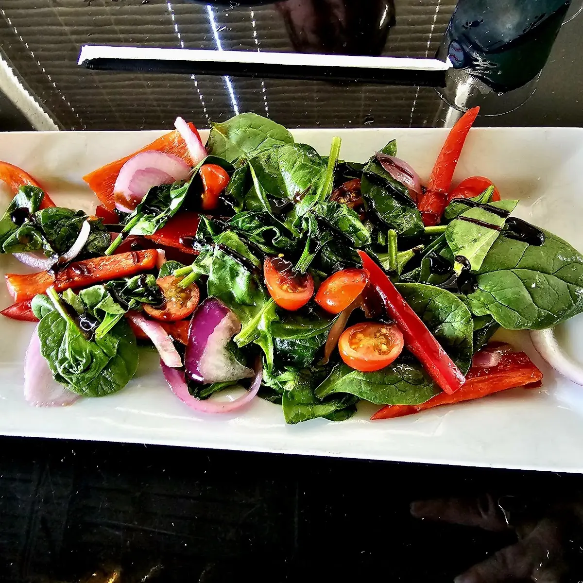 Wood Fired Spinach Salad