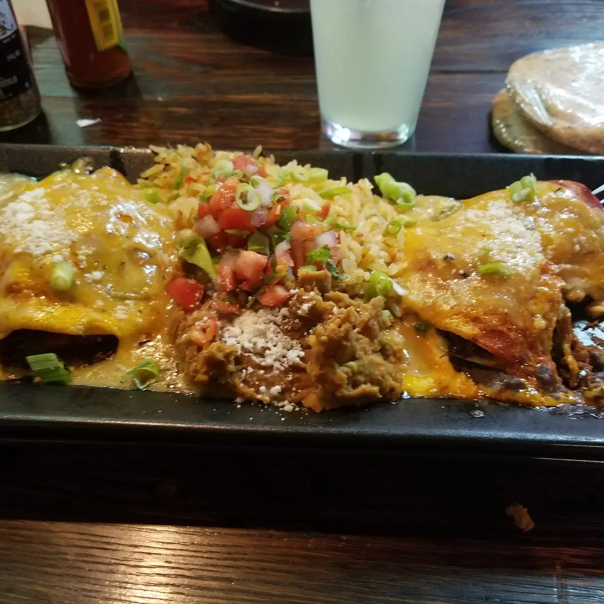 Layered Enchilada Plate