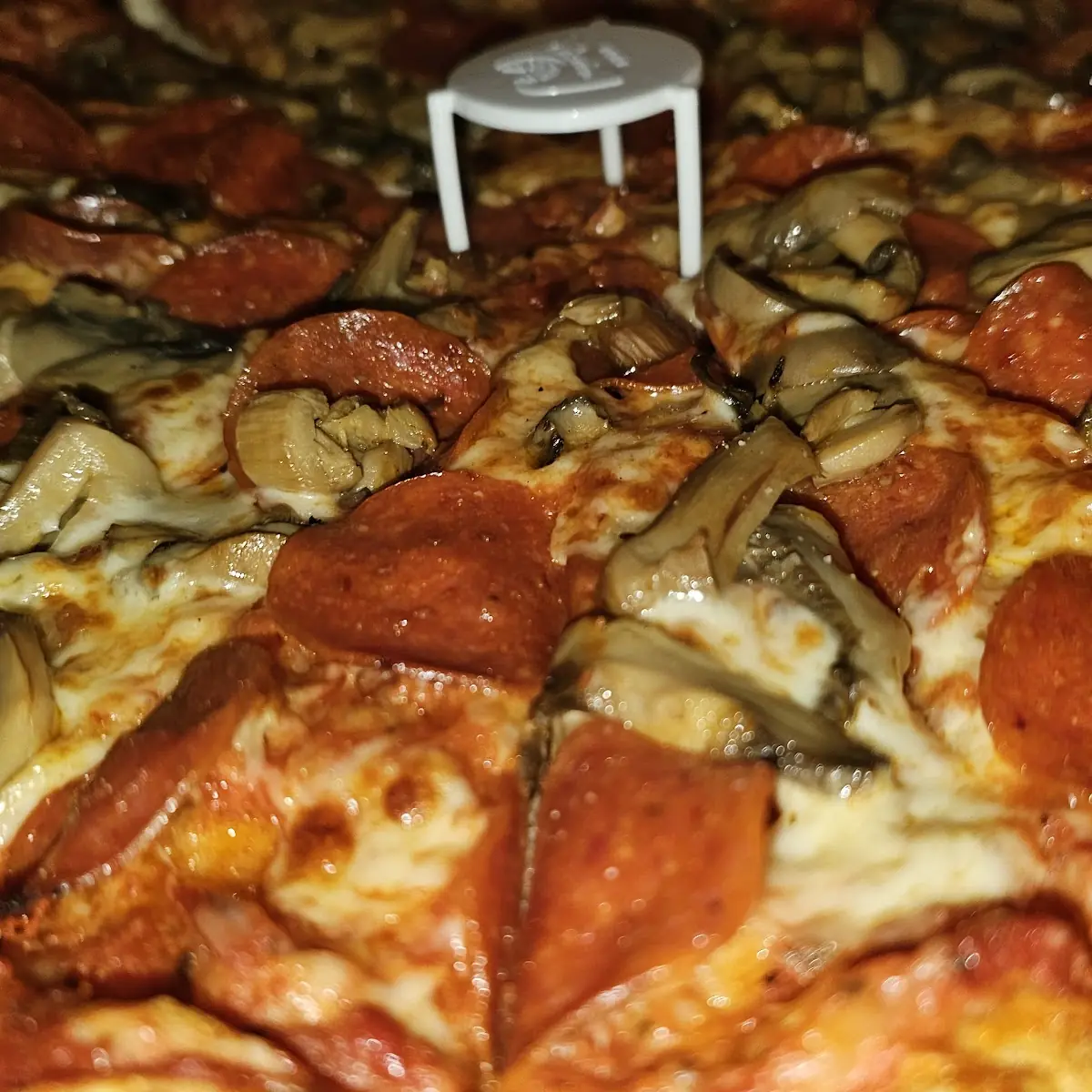 Pepperoni and Mushroom Pizza