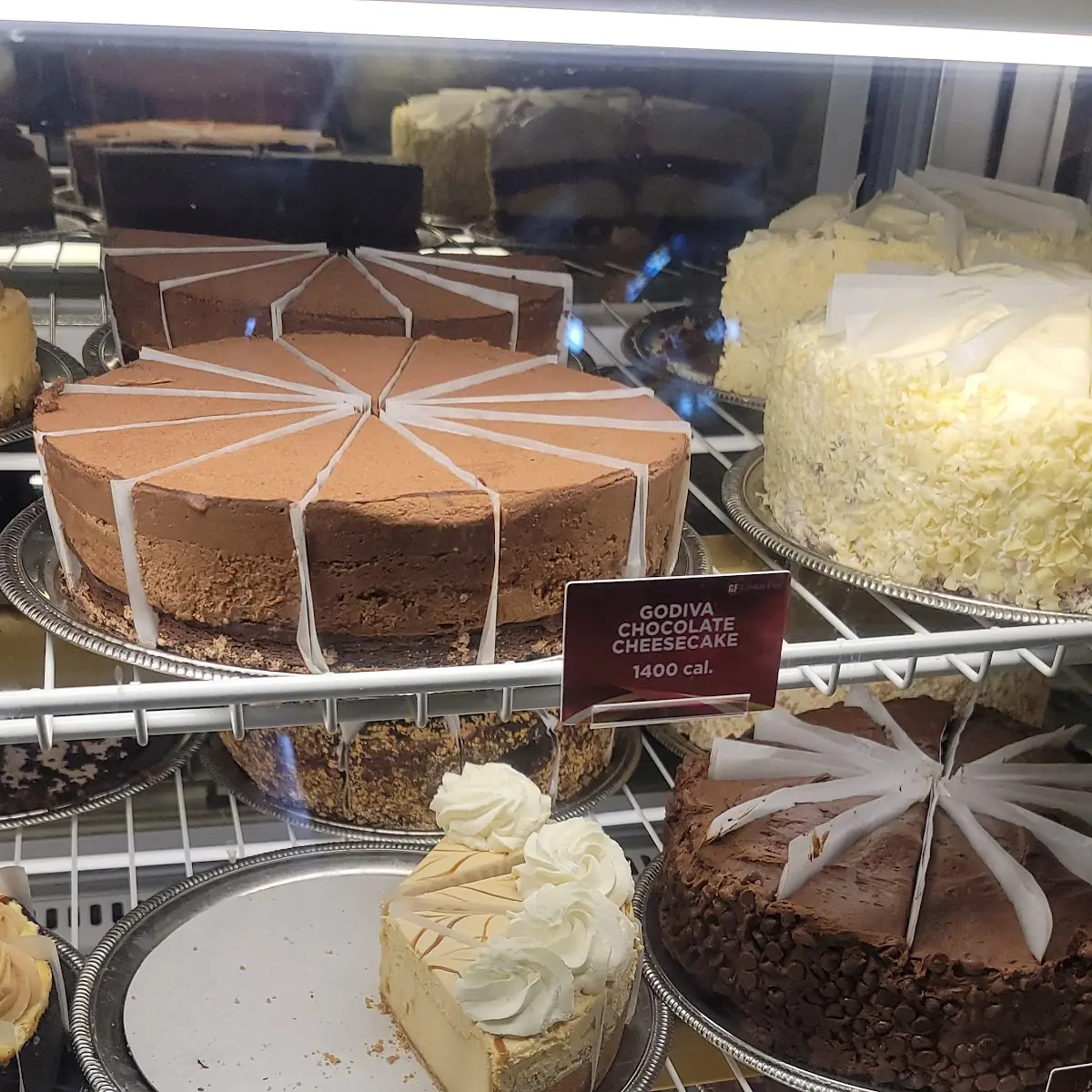 Cheesecake Factory Cake Display