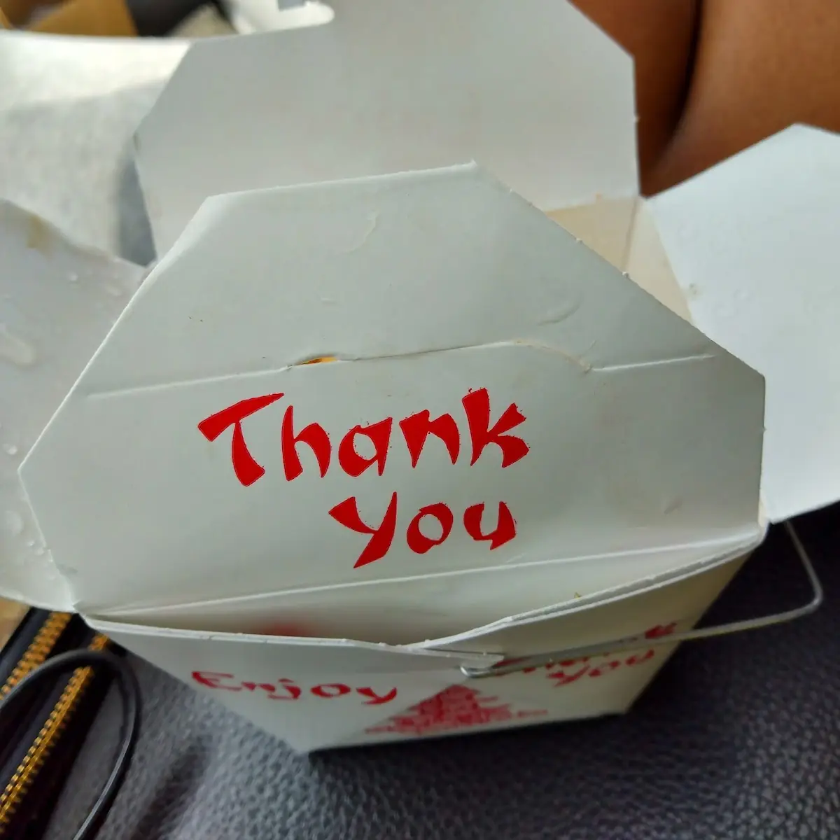 Container Fried Shrimp Came In