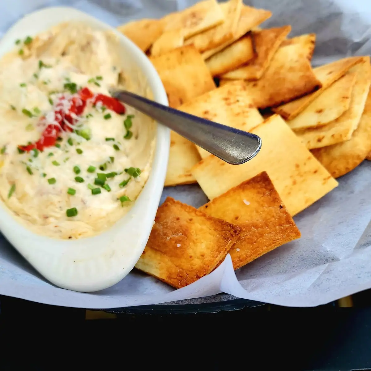 Crab Dip with Pita Chips