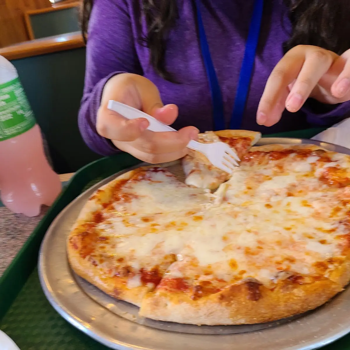 Cheese Pizza with Extra Pizza