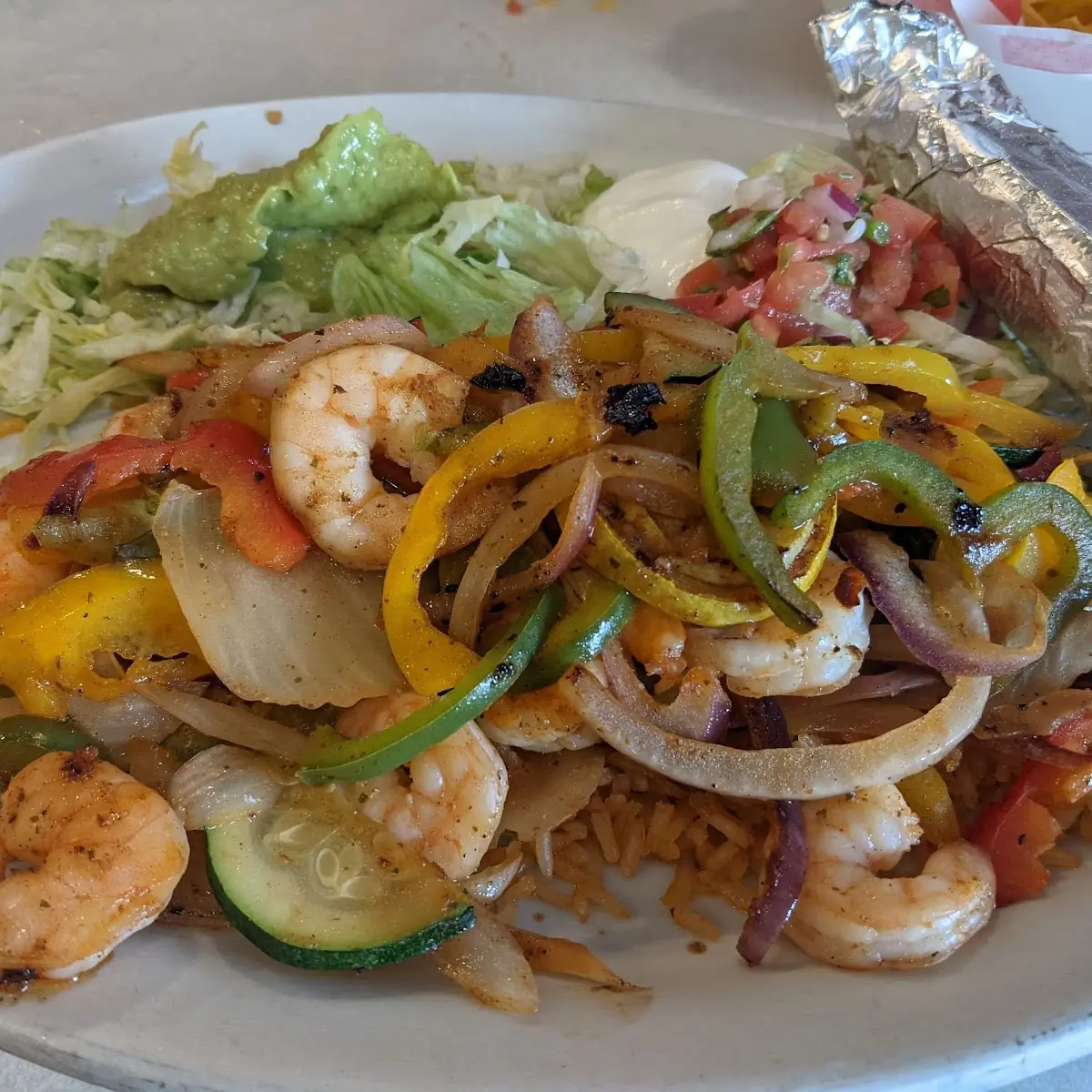 Shrimp Fajitas