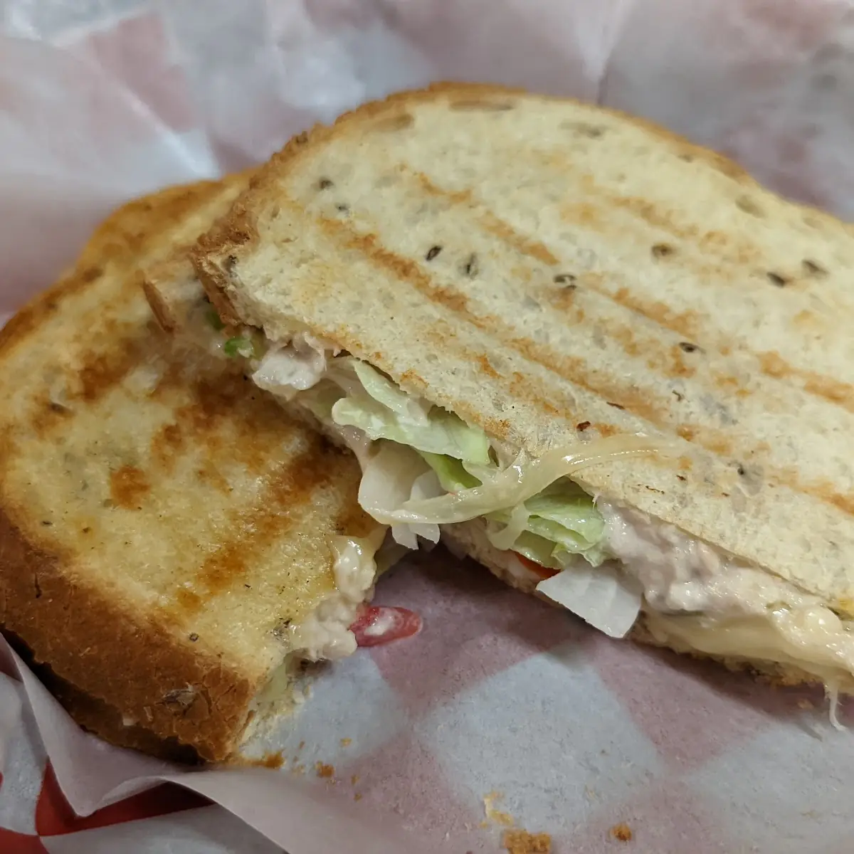 Tuna Melt on Rye