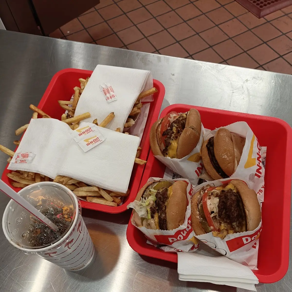Double-Double Burger with Fries