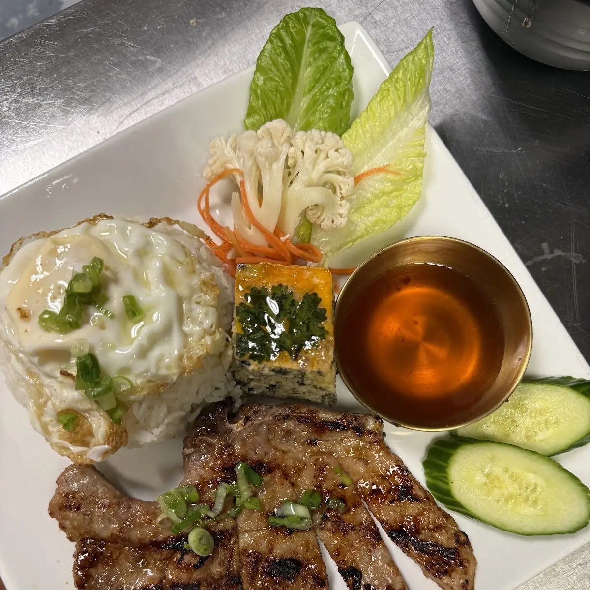 Char Grilled Pork and Shrimp