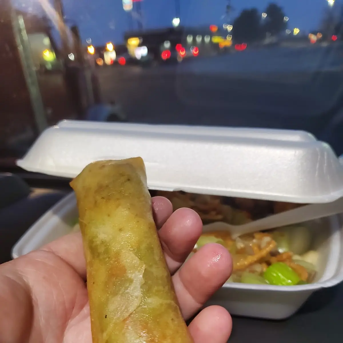 Egg Rolls and Crab Puffs