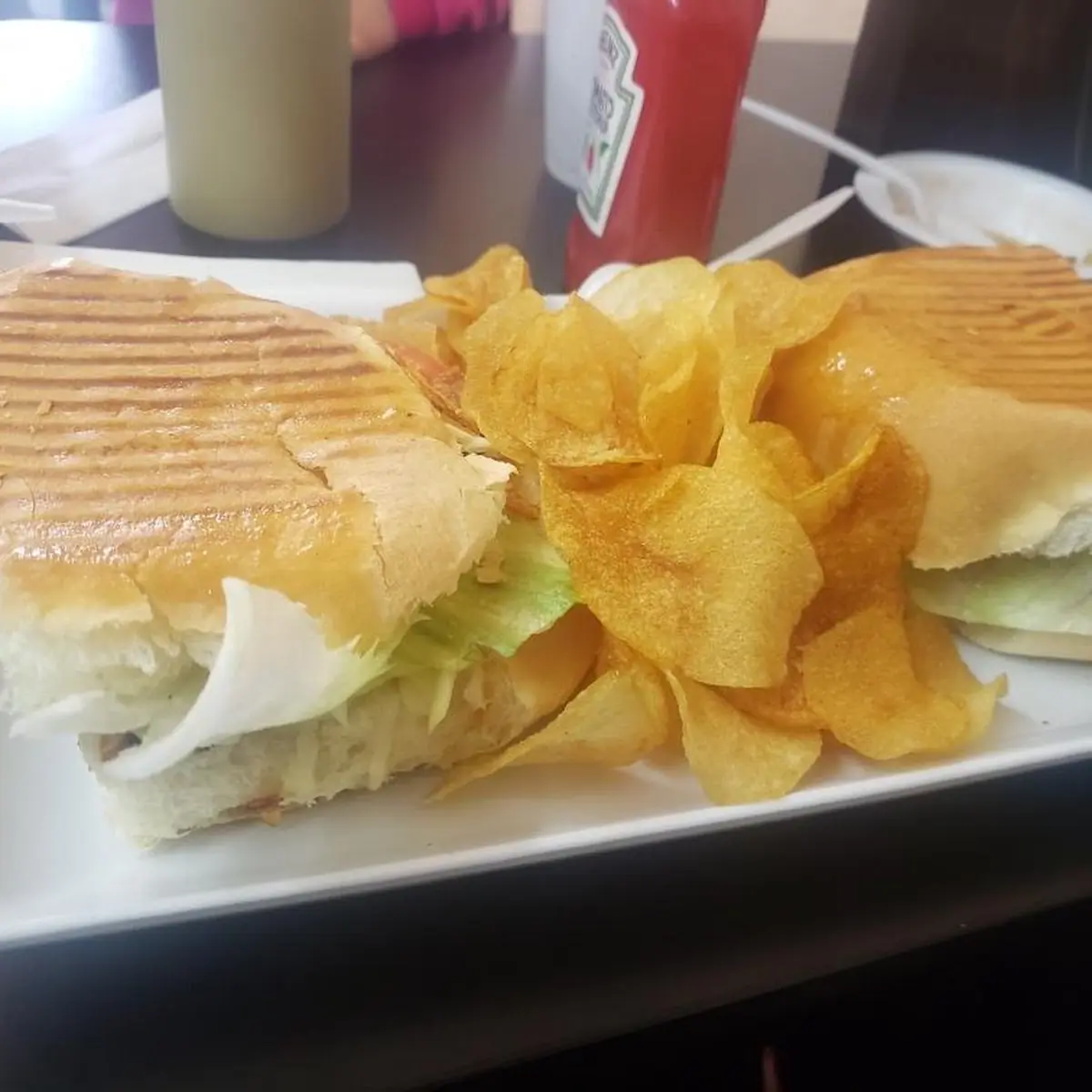 Milanesa Torta with Homemade Chips