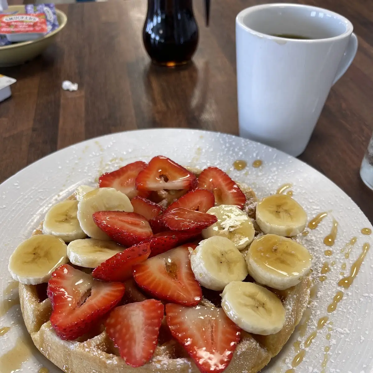 Strawberry Banana Waffle