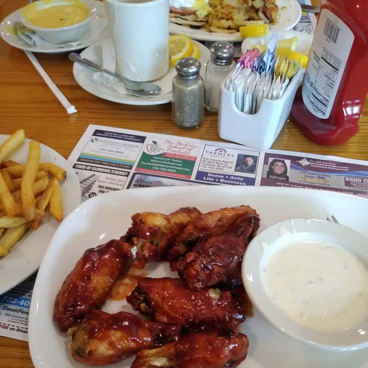 Buffalo Chicken Wings with Bleu Cheese