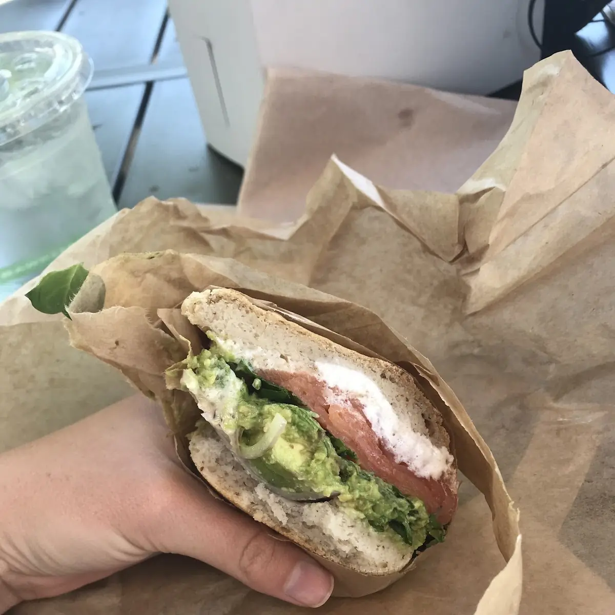 Smoked Salmon Sandwich