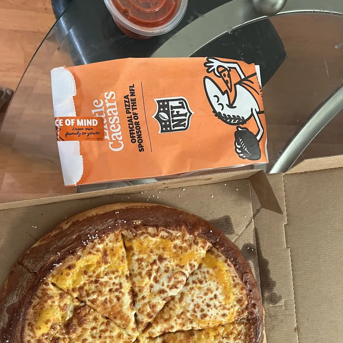 Cheese Pizza Pretzel Crust