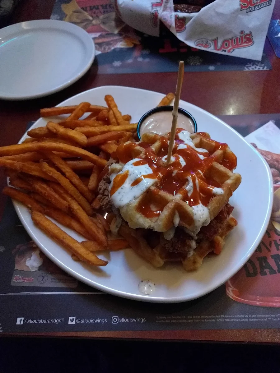 Chicken and Waffles, St. Louis Bar & Grill