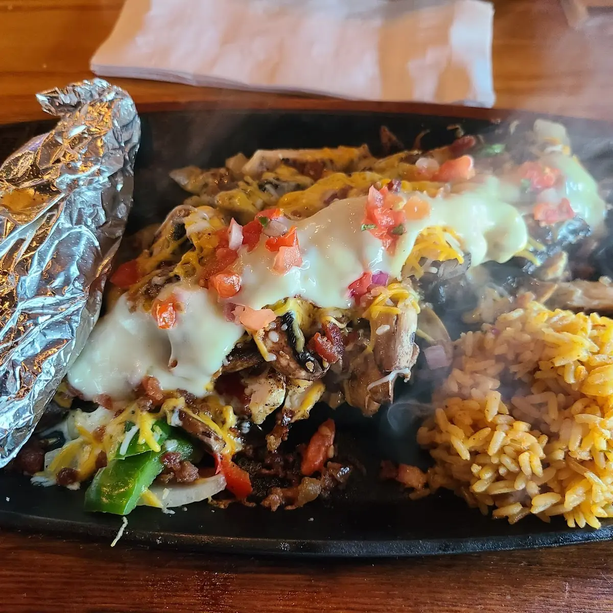 Mushroom Jack Chicken Fajitas