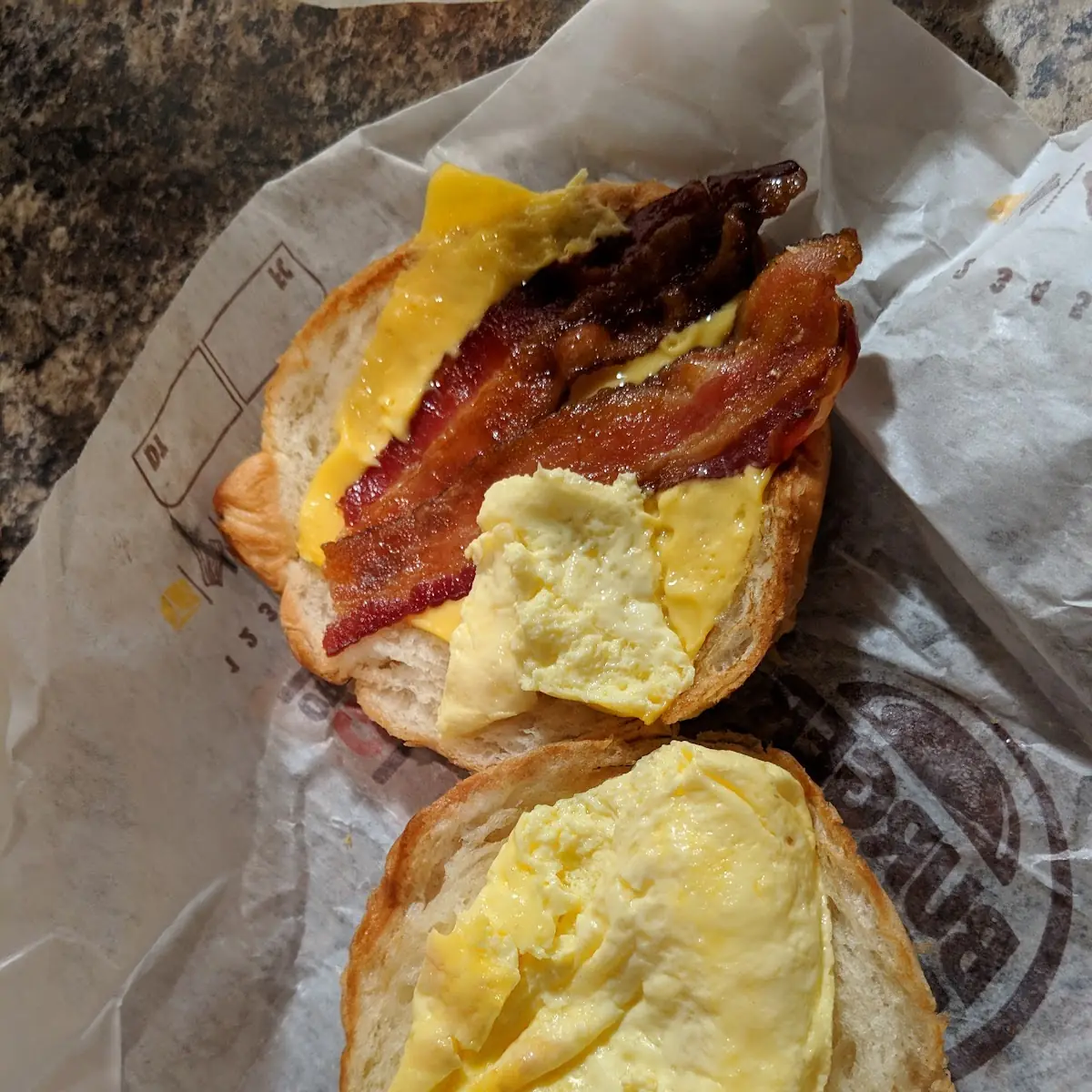 Bacon Egg Cheese Croissant