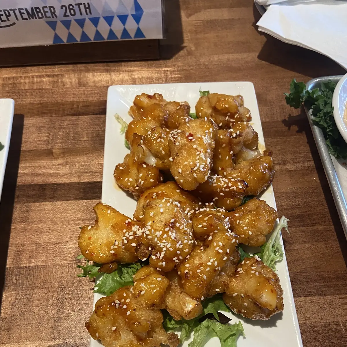 Sweet Chili Cauliflower