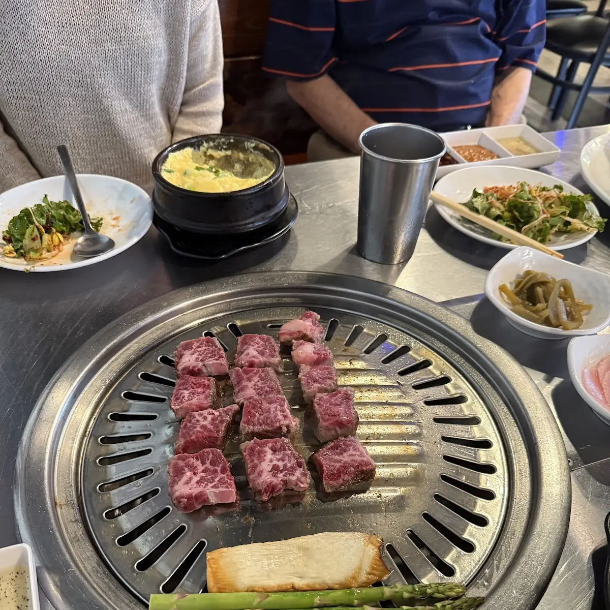 Grilled Pork Belly and Beef