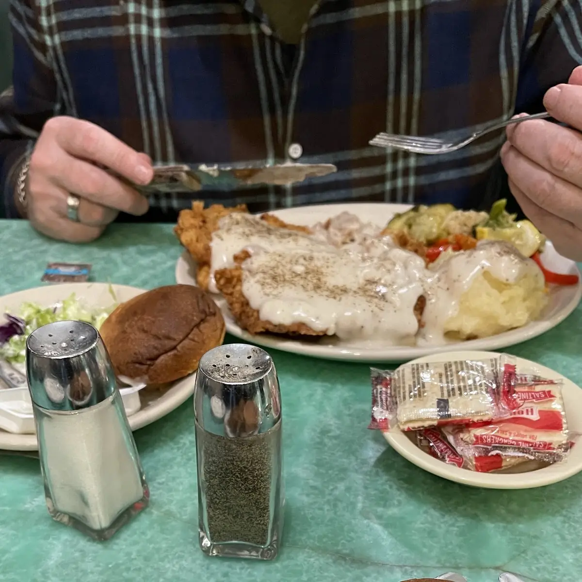 Chicken Fried Steak with White Gravy