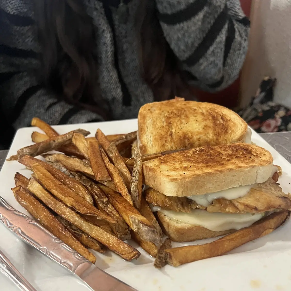Grilled Cheese and Fries or Chips