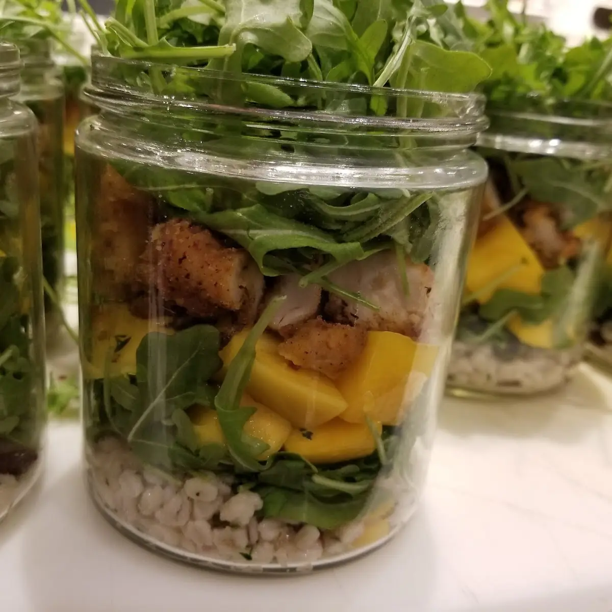 Honey Chicken Salad with Mango