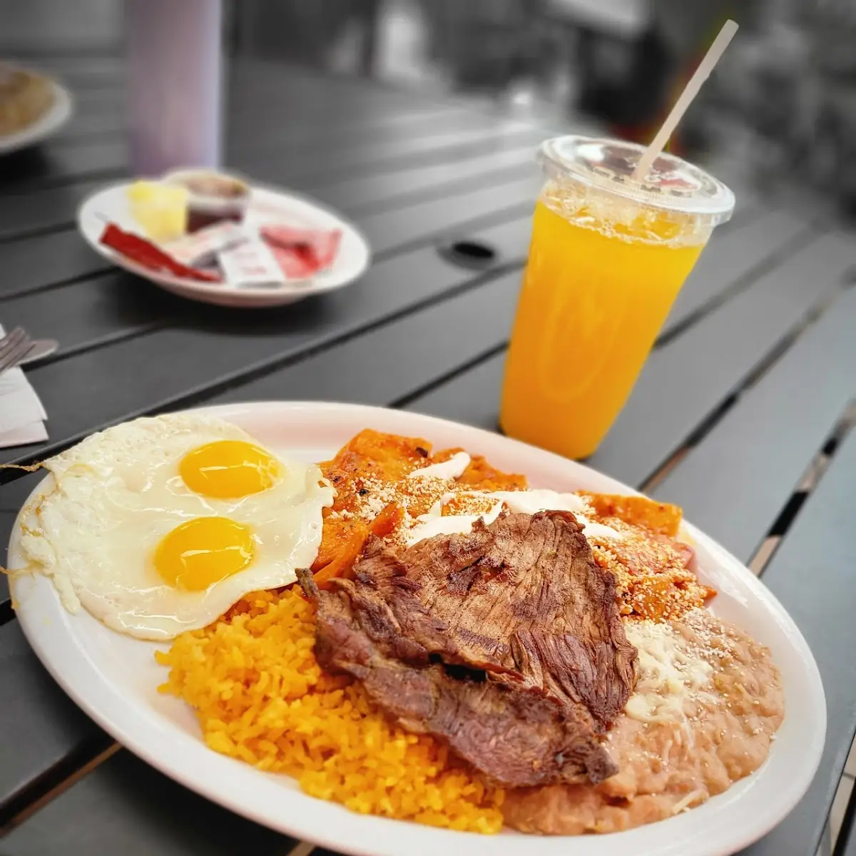 Rib Eye Steak and Eggs Breakfast Combo