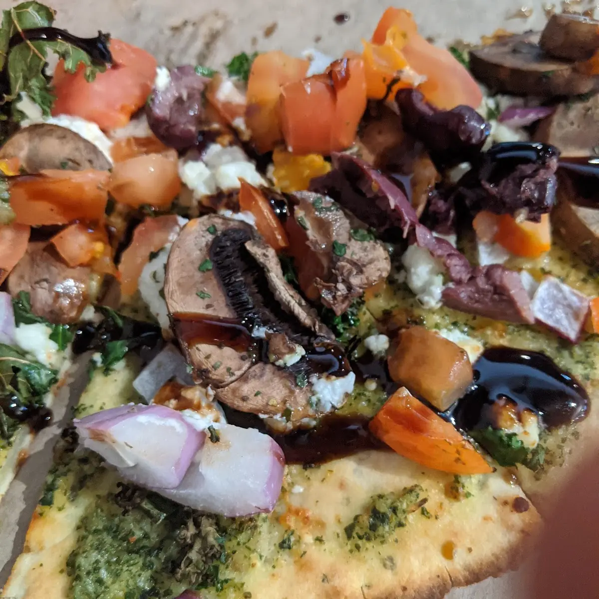Custom Cauliflower Crust Veggie Pizza