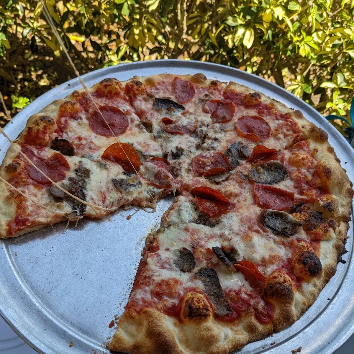 Pepperoni Sausage Pizza Deeelishus