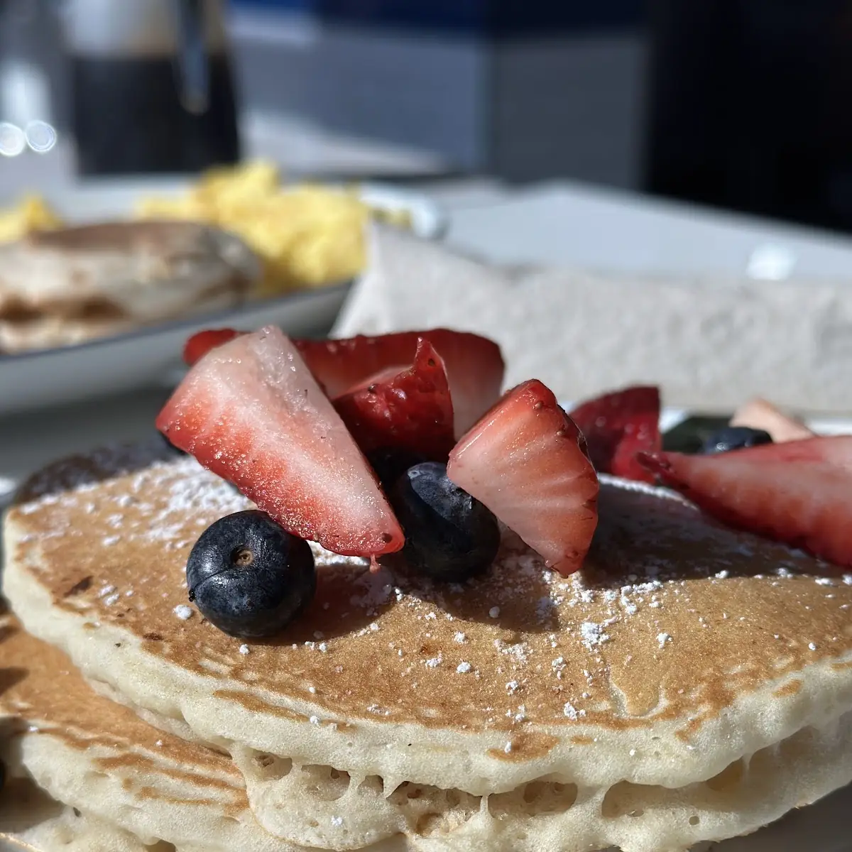 Two Eggs Any Style and Two Pancakes