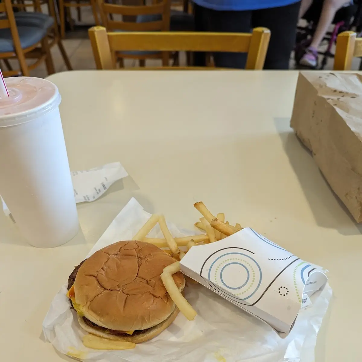 Burger and Fries