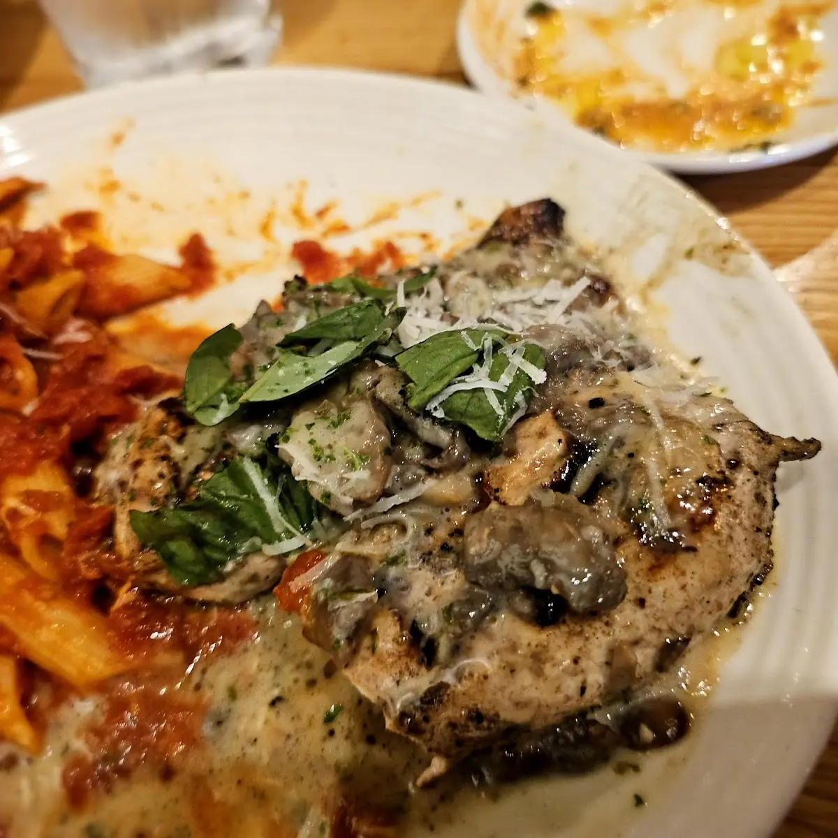 Basil Lemon Chicken Parmesan