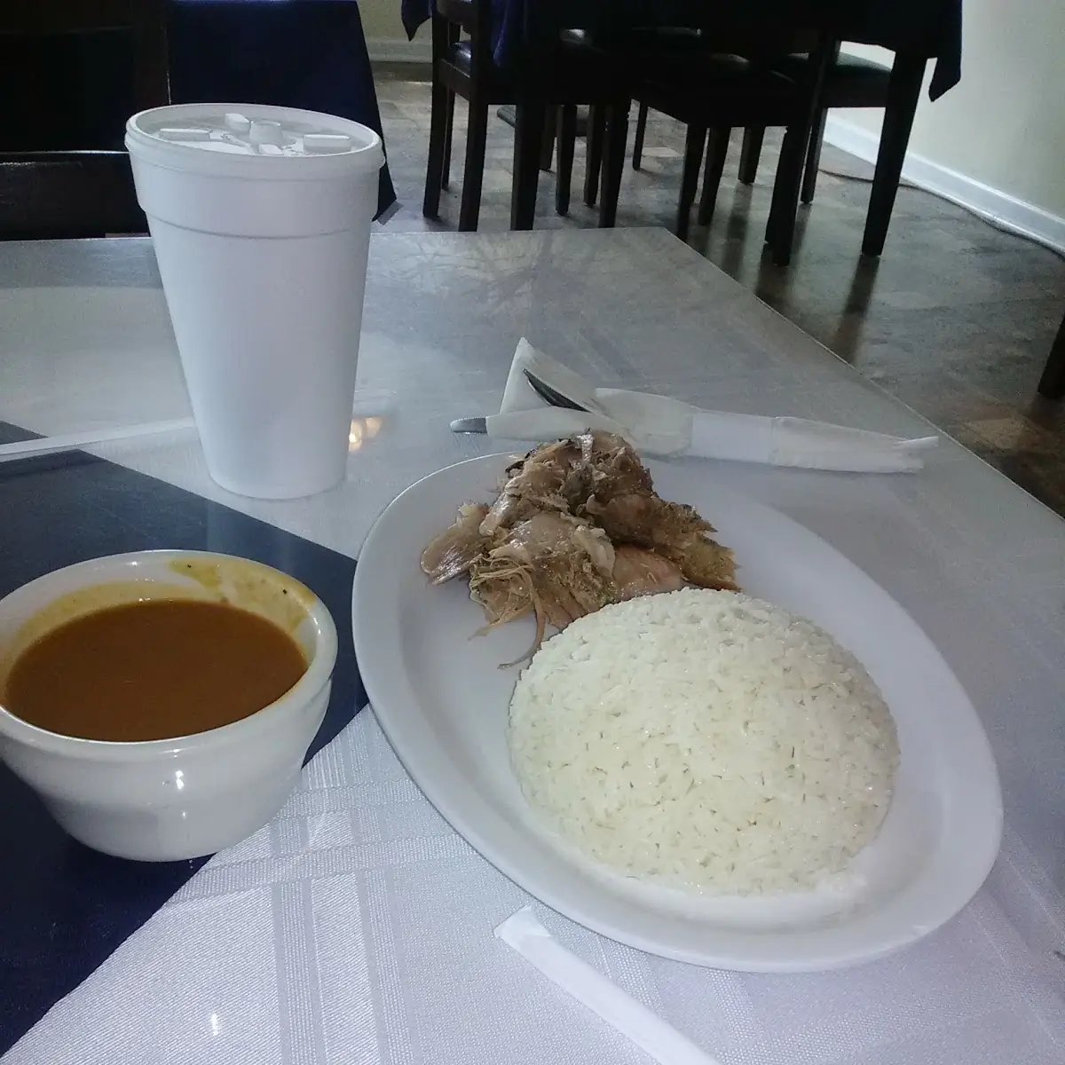 White Rice Pork and Beans