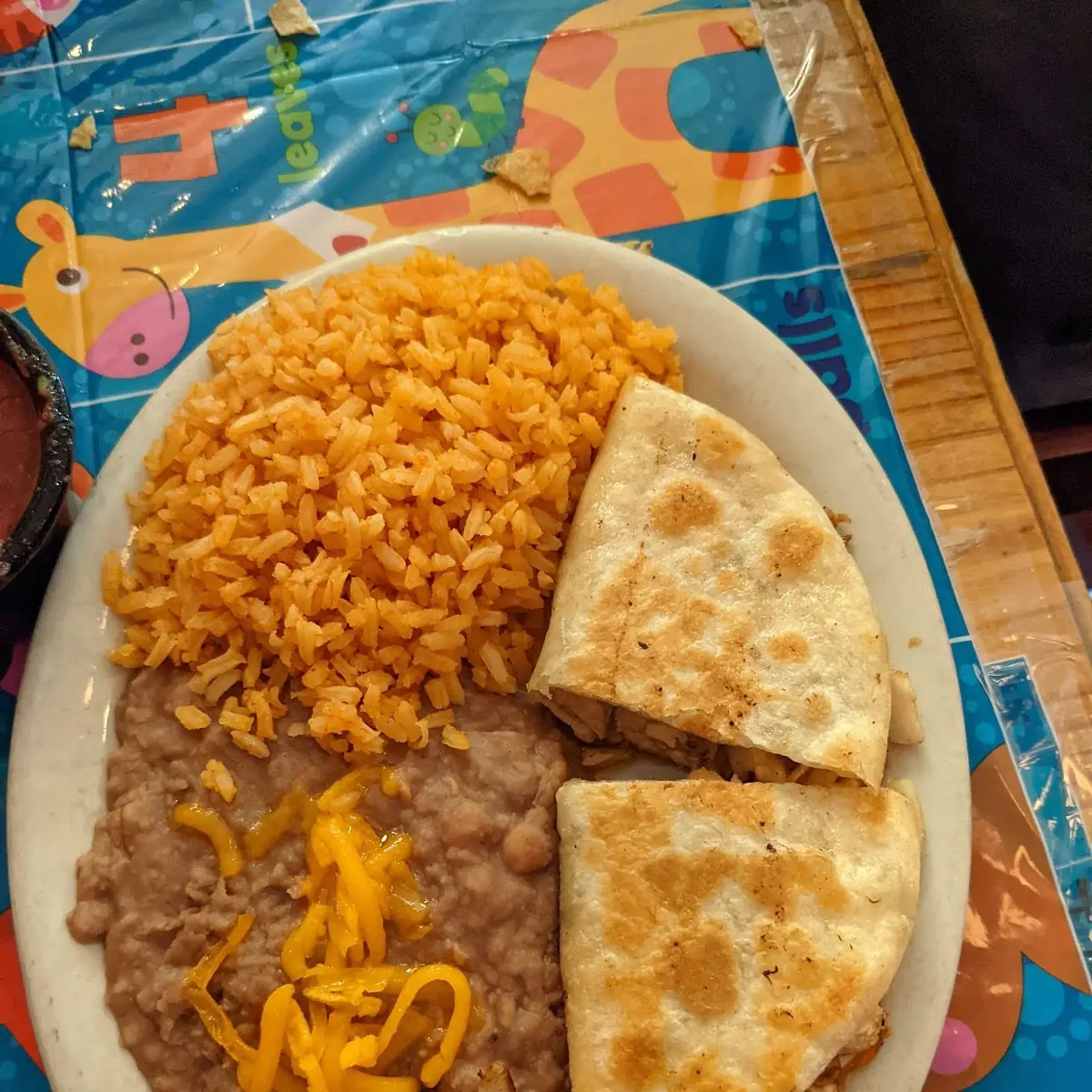 Children's Chicken Quesadilla