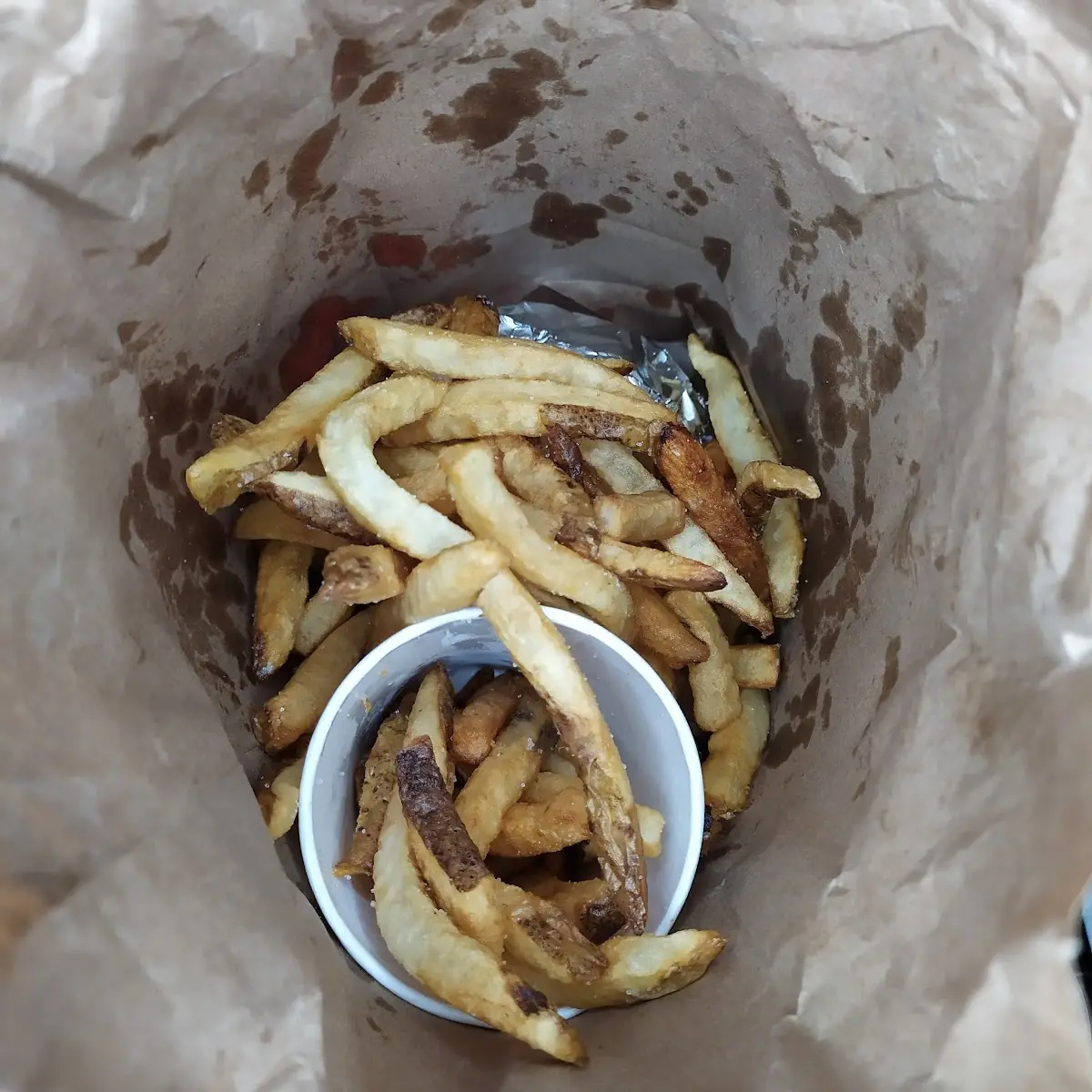 Burger in Fries