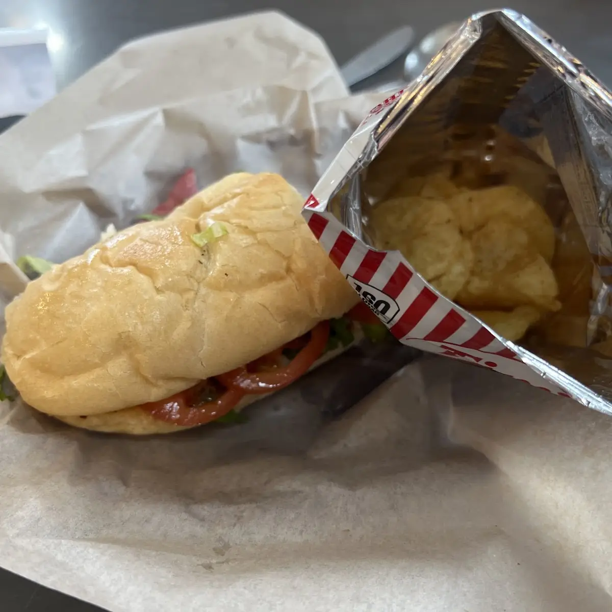 Ham and Cream Cheese Hoagie
