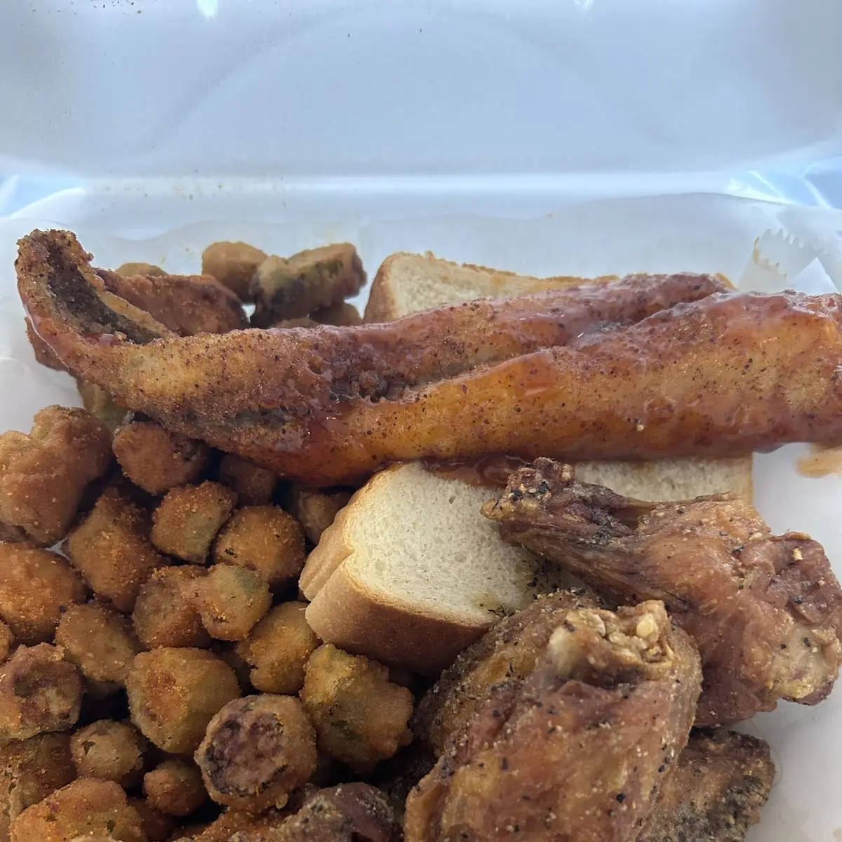 Lemon Pepper Wings and Hot Honey