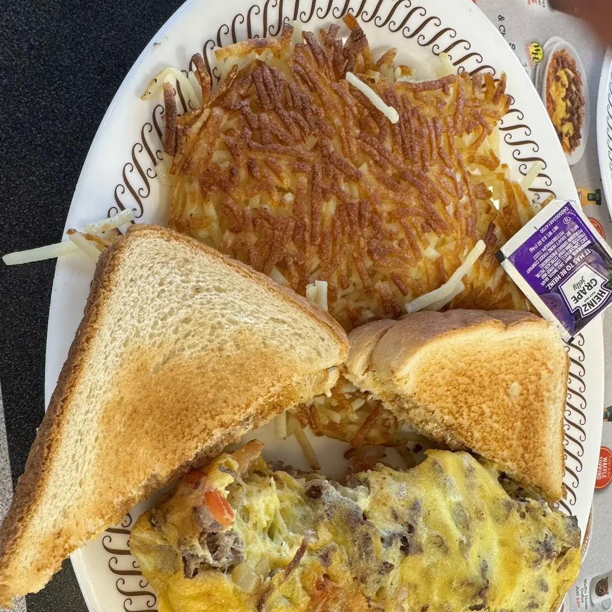 Texas Bacon Egg & Cheese Melt Sandwich Only